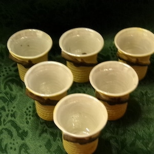 Vintage Porcelain sake glasses, Japan Sake glass set, Porcelain Sake glass set, 1930&#39;s Sake cups. Sake cups, Morethebuckles, RARE sake cups