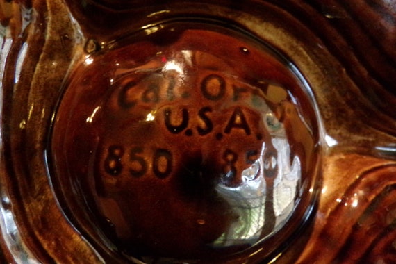 ヴィンテージ カリフォルニア オリジナル陶器皿、ミッドセンチュリー