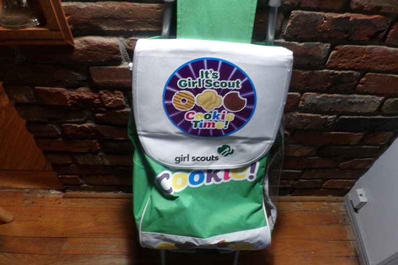 Girl Scouts Cookie Cart Girl Scouts Cookie Bag Trolley on - Etsy