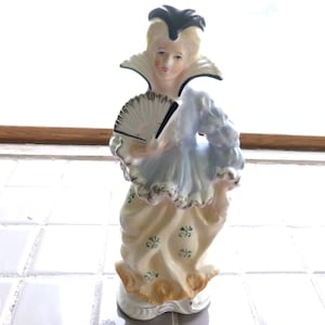 Vintage 1950&#39;s Ucagco Ceramics Woman Figurine Japan Porcelain, Rare Victorian figurine, Morethebuckles, Rare porcelain 1950&#39;s figurine 10&#39;