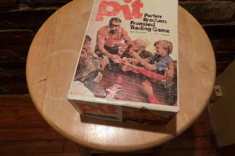 1973 Parker Brothers 1973 Pit Card Game Orange Bell Parker Brothers USA Made No.661 game Vintage Pit Card Game with Bell Morethebuckles