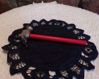 Vintage 1950’s Mini wood handle hammer, vintage toy hammer, wood and cast-iron hammer, Small claw hammer, Morethebuckles