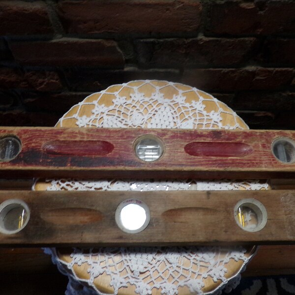 Antique Wood Level Etsy