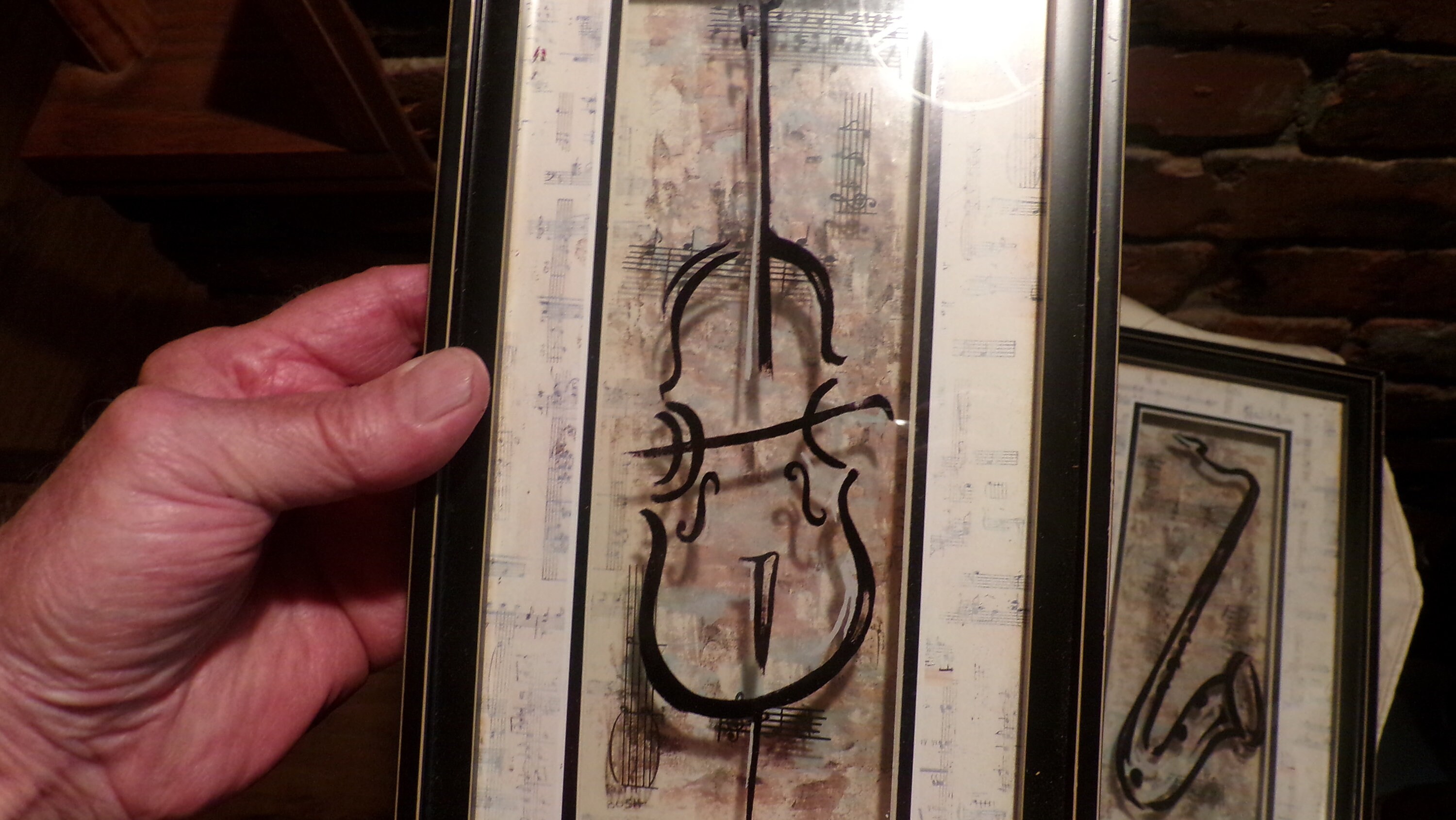 Musical wall art Jazz wall décor framed musical wall art Etsy