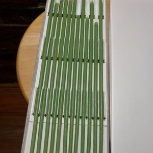 1970’s Retro Will & Baumer Rainbow Flower Candle Slim Taper 15&quot; Candles Floral, NOS green taper candles, floral candles, Morethebuckles