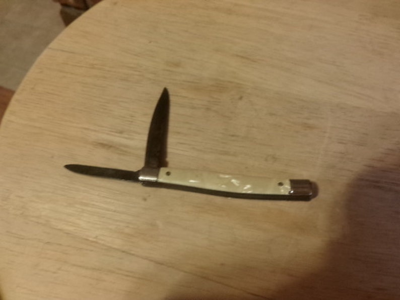 Vintage Imperial Mother of Pearl Pocket knife Two blade Etsy