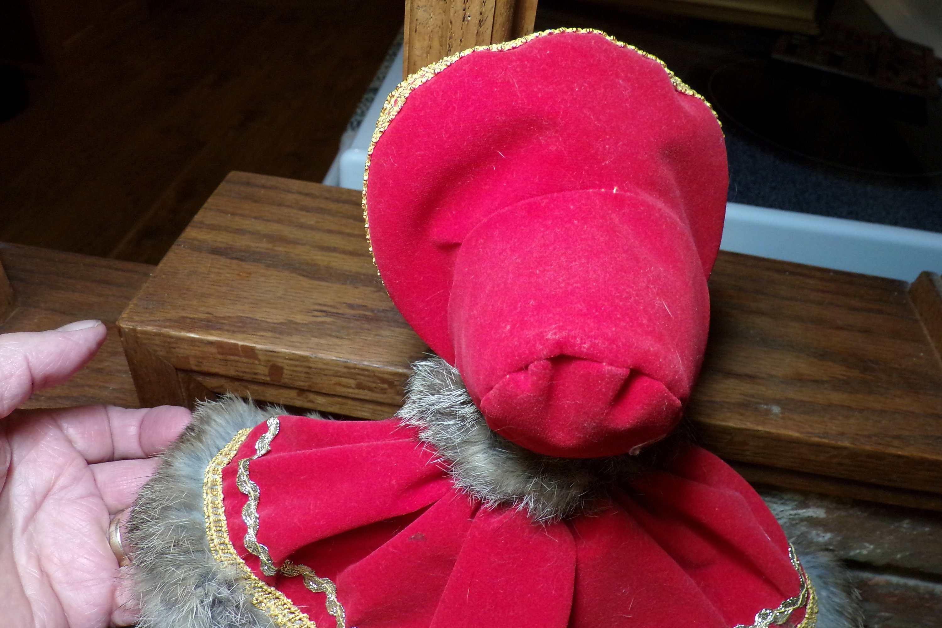 ヴィンテージ磁器製ロシア人形、19インチ民族ロシア人形、コレクター