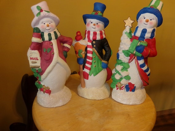 Hermitage Pottery Collectible Hand Crafted & Painted Christmas - Etsy