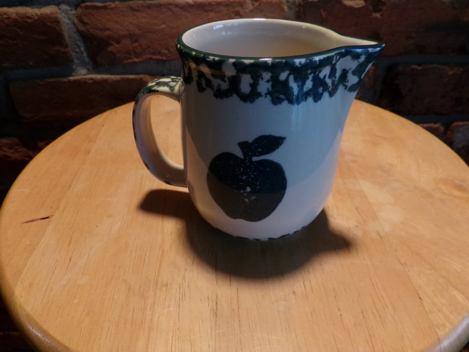 Tienshan Folk Craft APPLE Green Sponge Tienshan Stoneware Etsy