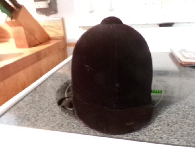 Equestrian II Riding Helmet Flexible Peak Hunt Cap, Riding Cap ...