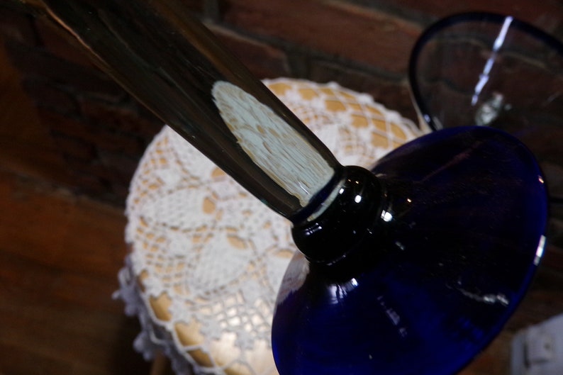 Hand Blown Recycled Glass Margarita Glass Set Blown Glass Etsy