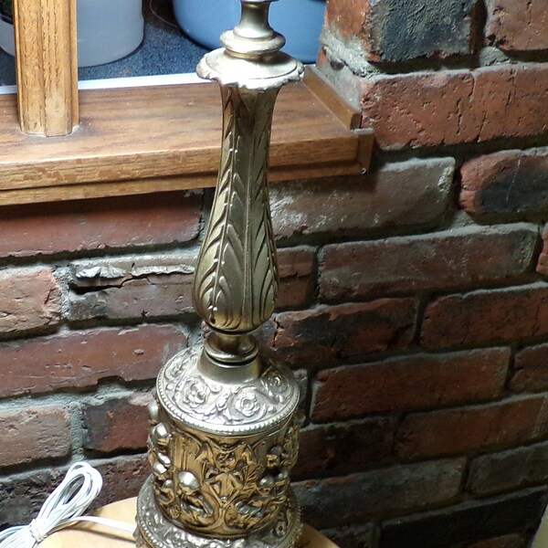 Antique Cherub Lamp Etsy