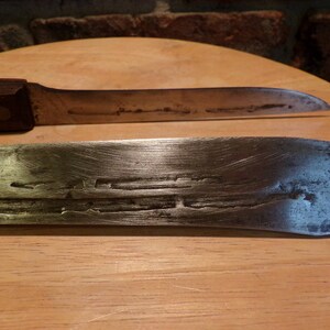 Handmade sawmill Chef’s knife, Vintage wood handle  knives, wood handle knives, one of a kind knife, Rare handmade knife, Morethebuckles