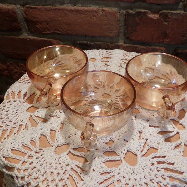 Carnival Glass Coffee Cups Etsy