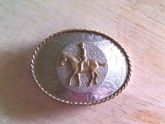 Comstock German Silver Belt Buckle.‎ & Belt Vintage Carson City Navada. Size 36. Vintage Comstock German Silver Silversmiths Truck Belt  main image 4