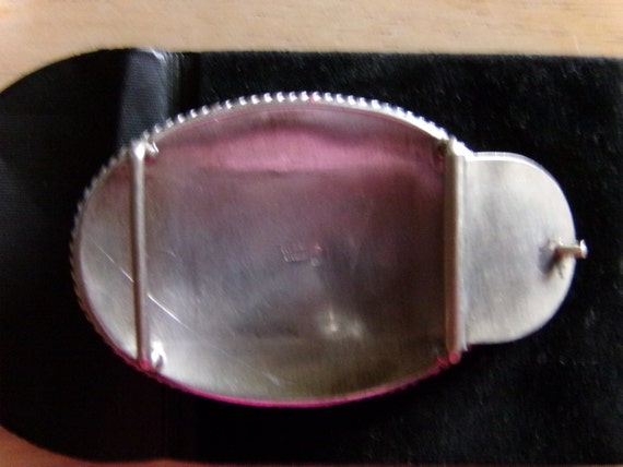 Vintage Fleming Sterling Silver belt buckle, ropi… - image 5