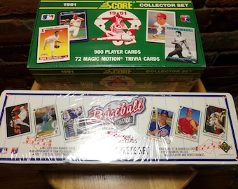 1991 Score Collector Series Unopened Baseball Cards Set - Etsy