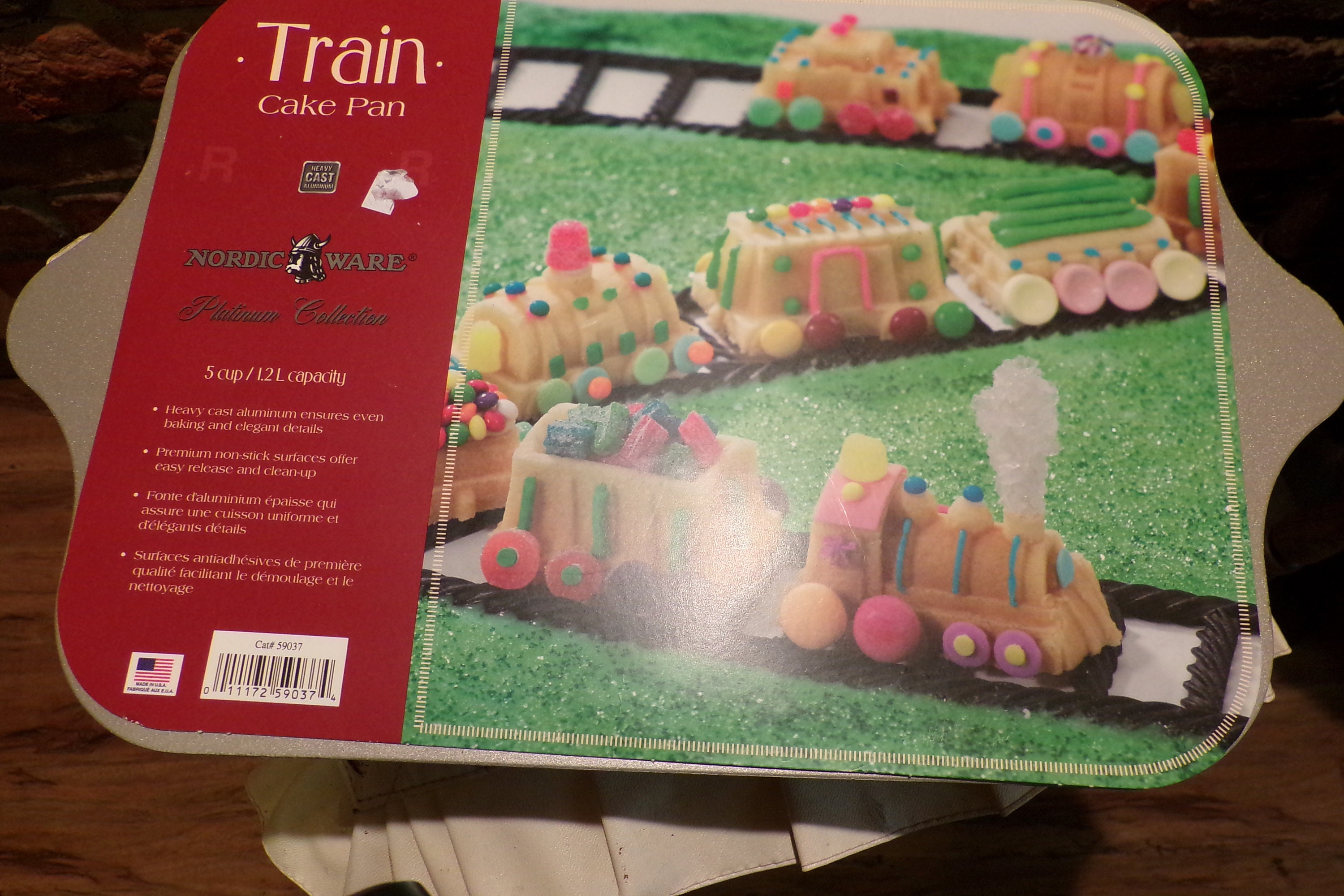 Nordicware Train Cake Pan  Train cake, Holiday cakes, Christmas cake