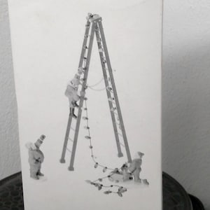 Vintage Dept 56 Heritage Village Collection Town Tree Trimmers 5566 2, Morethebuckles, Boxed Christmas In The City by Department 56