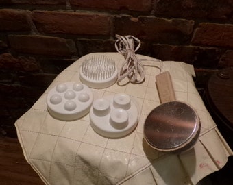 Vintage Windmere Thermal body massager, Vintage Windmere Thermal Plus Massager with 3 Attachments, working heated massager, Morethebuckles