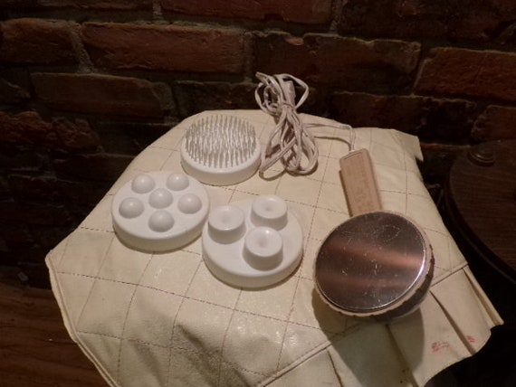 Vintage Windmere Thermal body massager, Vintage Windmere Thermal Plus Massager with 3 Attachments, working heated massager, Morethebuckles