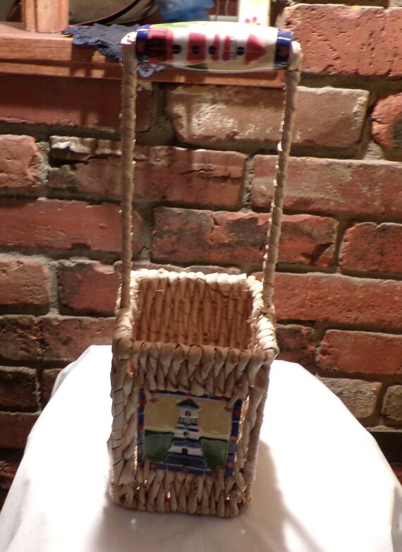 vintage wine bottle carrier Gem