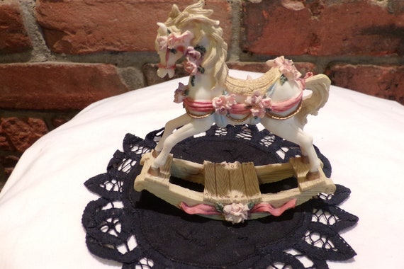 resin rocking horse