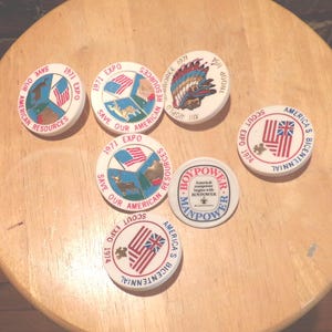 Vintage Torchy Plastics Boy Scout Halstuch Folie 1970, seltene Expo BSA-Folien, seltene zweihundertjährige BSA, Sammlerstück bsa, Morethebuckles