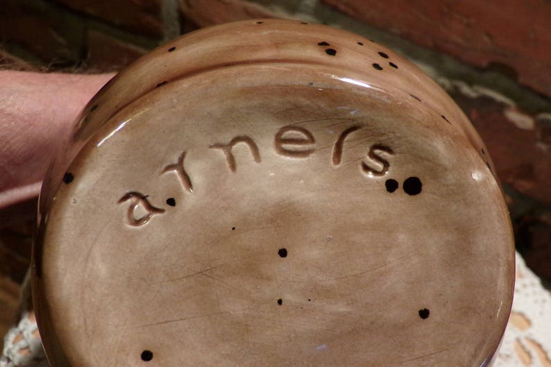 Retro Pottery Pitcher Arners Pottery Pitcher Pottery Pitcher Etsy