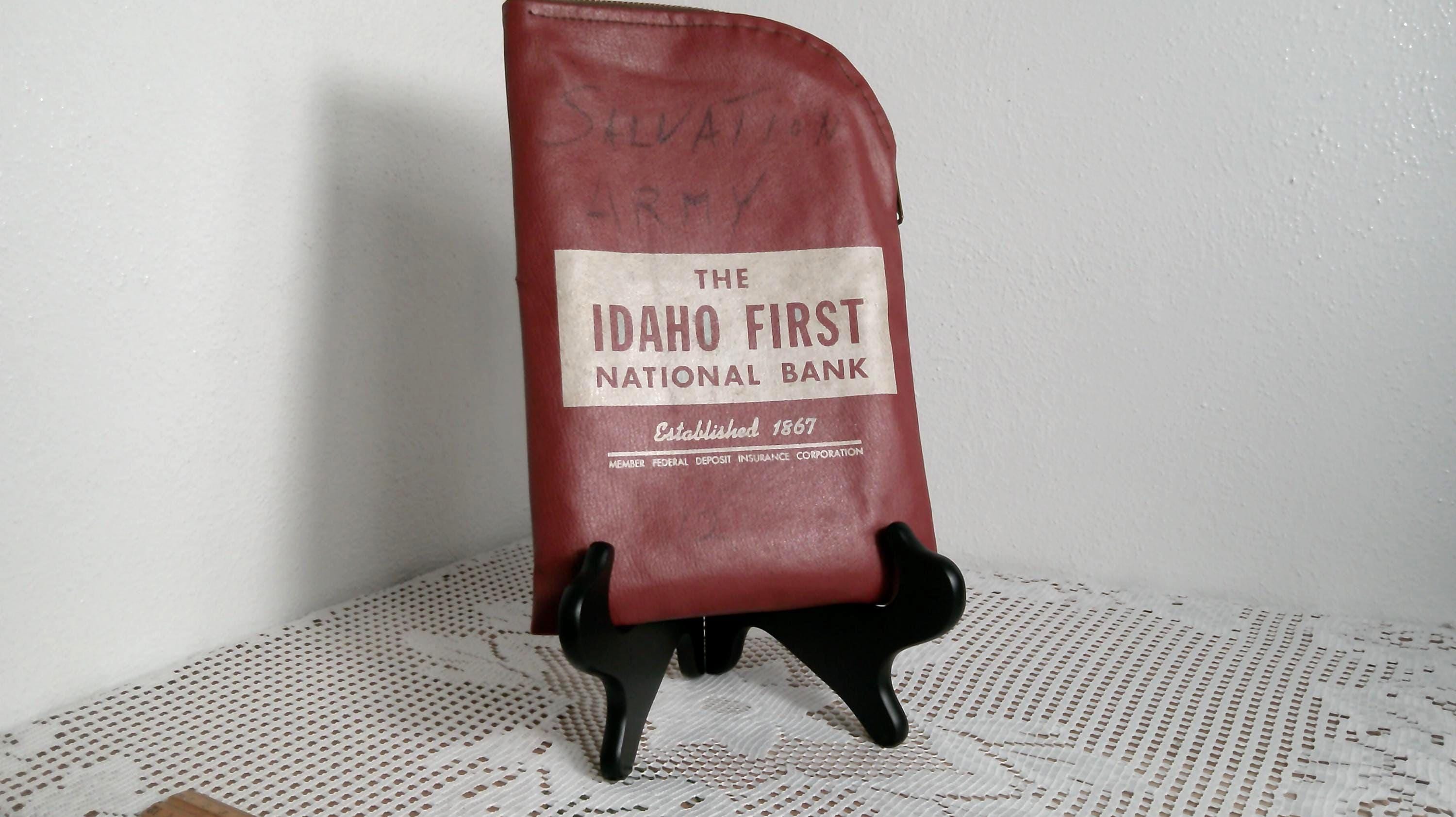 Vintage Bank Deposit Bag - Etsy Canada
