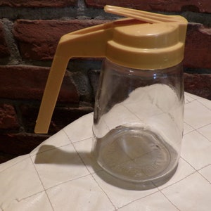 1970&#39;s Syrup Dispenser Federal Houseware, 1970’s kitchen,  Federal Housewares Mustard Syrup Pitcher Cream Jar Dispenser, Morethebuckles