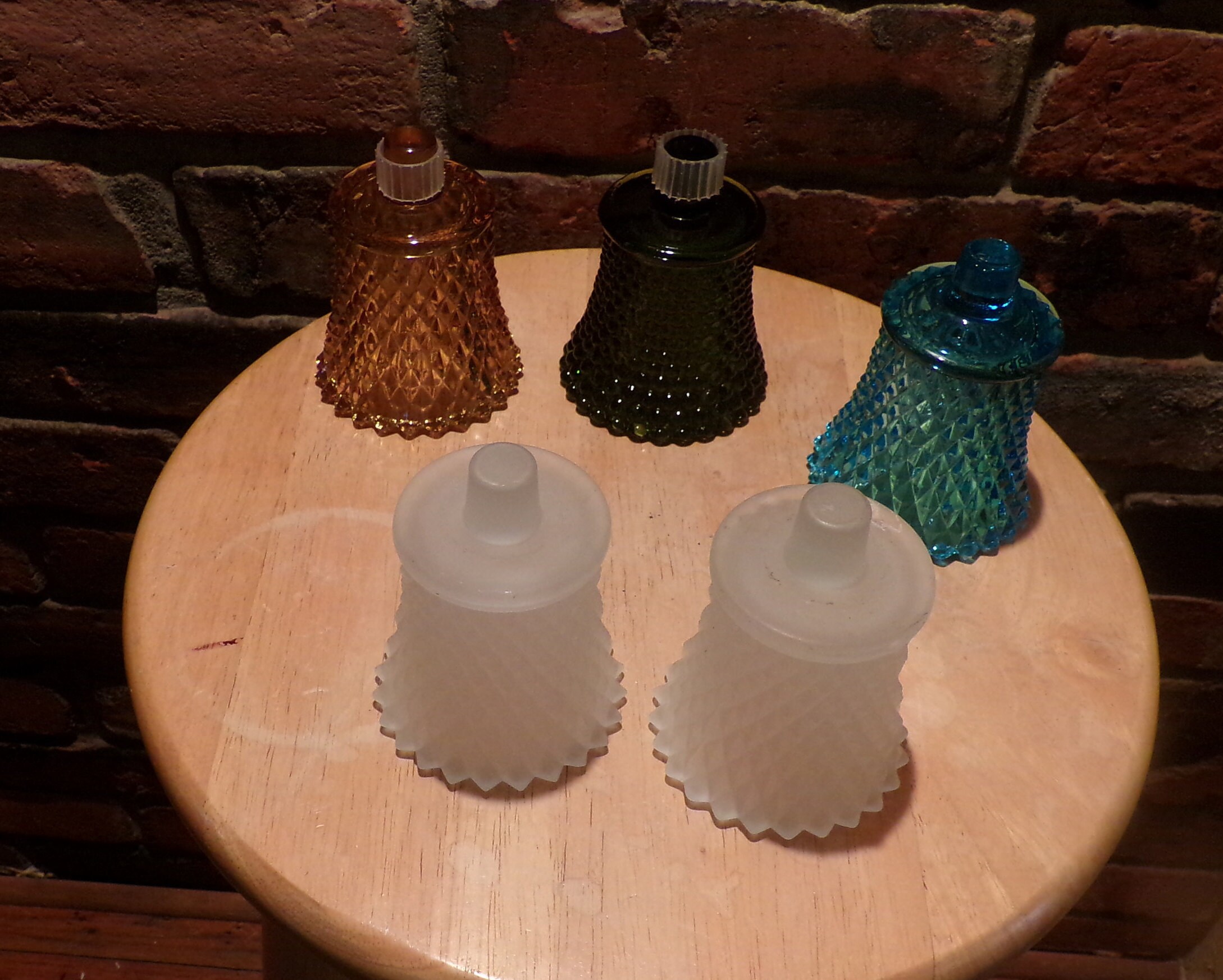 Vintage diamond Point Peg Votive Candle Holder Cup Peg Style Etsy