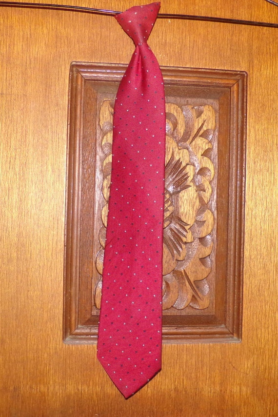 Men’s Cavalier Clip on Tie, Vintage clip on tie, R