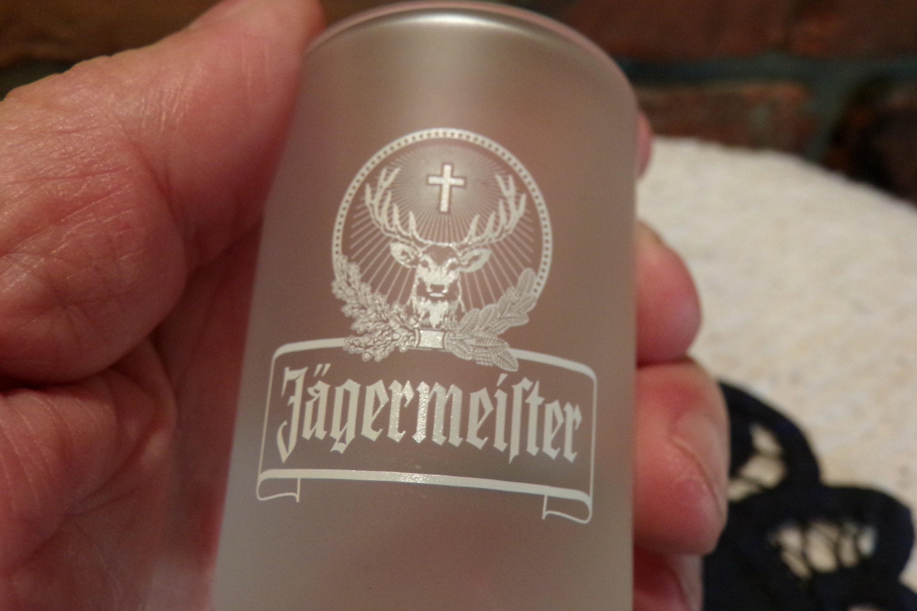 Jägermeister Frosted Shot Glasses Frosted Jägermeister shot Etsy