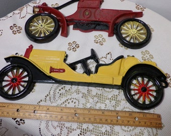 Decoración de pared de coche clásico de metal fundido vintage, placas de coche antiguas de metal recicladas, pintadas a mano, años 60/70, Morethebuckles, Medio Oeste