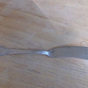 Diana Silver Monogrammed Butter Knife 1910 Alvin, Alvin Patent butter knife, Antique butter knife