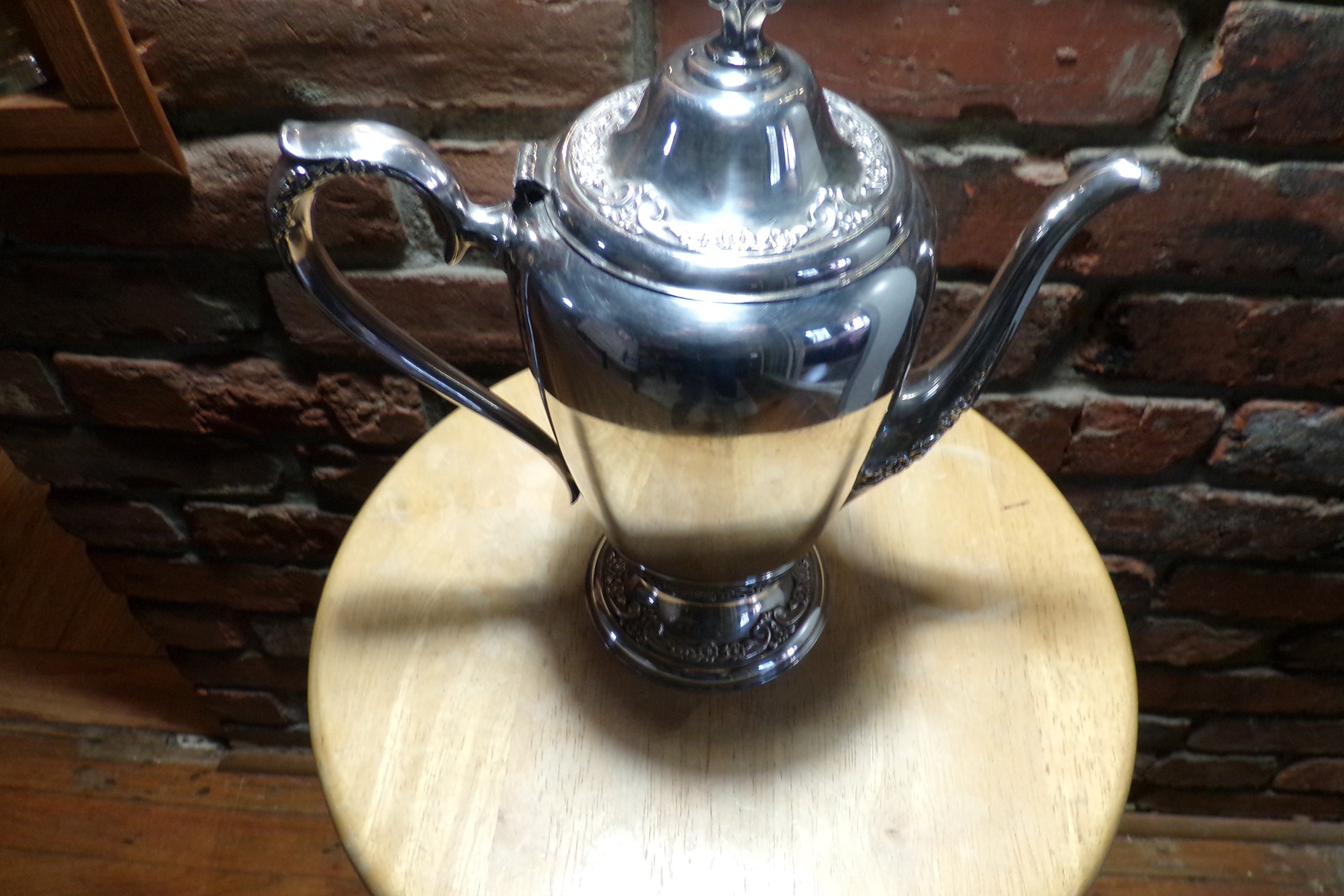 Vintage Rogers and Brothers Teapot 2301, 1940's Silver Plated