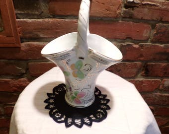 Formalities by Baum Bros Butterfly Collection Ceramic Flared Vase Gilded Gold, handled vase, Morethebuckles