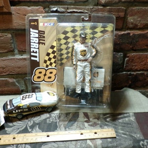 McFarlane Toys NASCAR Series 5 Dale Jerrett #88 UPS Action Figure New Sealed Jarrett Plus Car, Morethebuckles