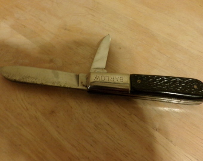 Vintage Ideal Barlow Pocket Knife Barlow 2 Blade Pocket Etsy