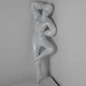Vintage 1960’s Chalkware Ballet Dancer, Vintage Chalkware Male Ballet Dancers, Ballet gift Morethebuckles