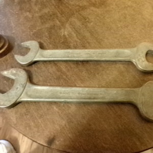 Vintage 1950&#39;s W. Germany Drop Forged steel open end wrenches, three 1950&#39;s wrench set, 1950&#39;s Garage, 3 Vintage wrenches, Morethebuckles