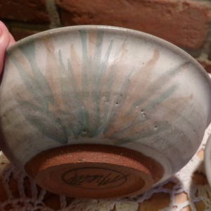 Pottery bowls, marked wheel thrown pottery bowls, Musette Young Pottery bowls, Thrown Pottery bowls, Pottery bowls, Morethebuckles