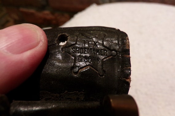 Tex Shoemaker and Sons Leather Police Duty Belt. Basketweave