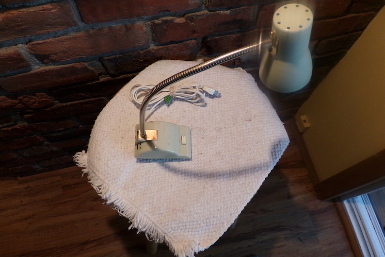 Vintage Midcentury Gooseneck Desk Lamp Rare Wellington Etsy