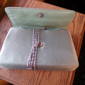 Bagtique by Joseph und Josef grüne Clutch Geldbörse, Mintgrüne Clutch Geldbörse, Vintage Clutch Geldbörse, Morethebuckles Designer Clutch Geldbörse
