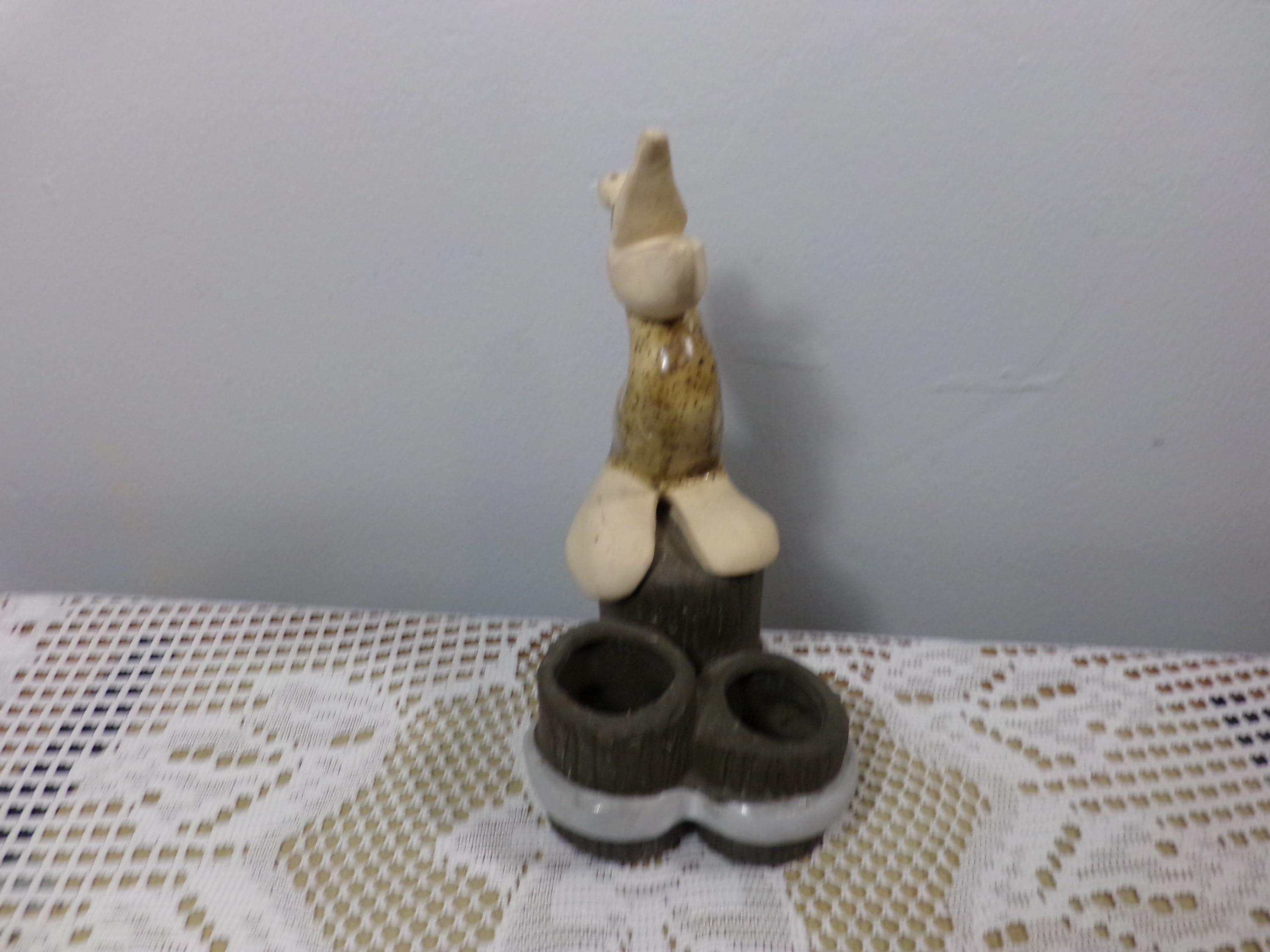 Vintage pottery Pelican Toothpick Holder, Beach house decor, Howdie's Pelican, Morethebuckles
