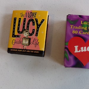 I Love Lucy Moments and Memories Trading Card Box, Zeldzame vintage Lucy Trading cards, Lucille Ball miniboek, Lucy memorabilia, Morethebuckles
