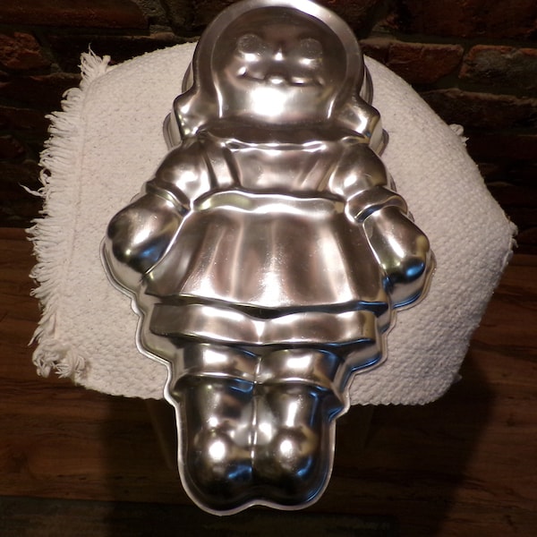 Jahrgang Raggedy Ann Wilton Aluminium Kuchen Pfanne, 1971 Stoff Puppe Kuchen Pfanne, Vintage Wilton, Aluminium Kuchen Pfanne, Morethebuckles, 1970 Prop