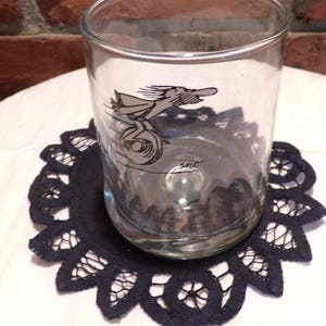 Vintage BC Comics Johnny Hart Caveman on wheel drinking glass barware, Johnny Hart, &quot;Caveman on a Roll,&quot; Drinking Glass, Morethebuckles